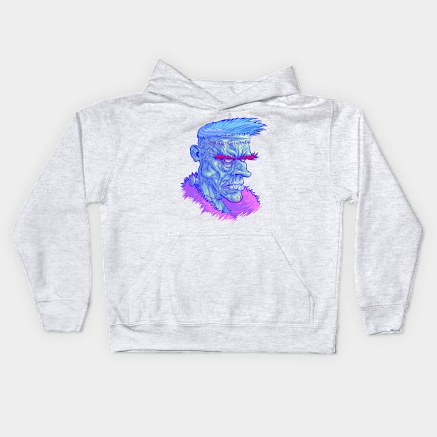 Frankie Say Relax Kids Hoodie by cs3ink